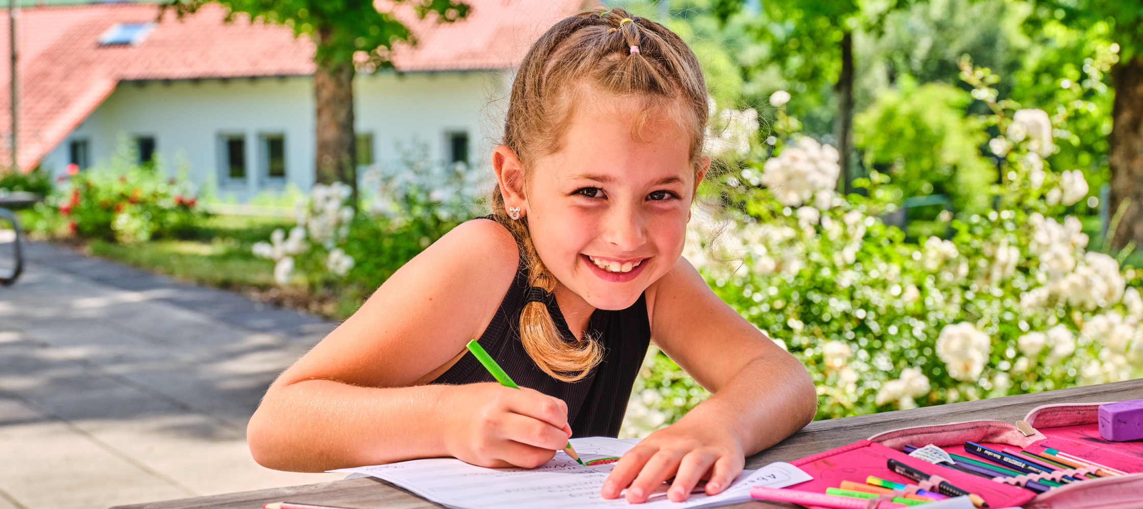Grundschule Hauzenberg, Unterricht draußen